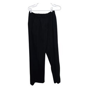Abercrombie Soft Trouser Pants Small Short Black Wide Leg